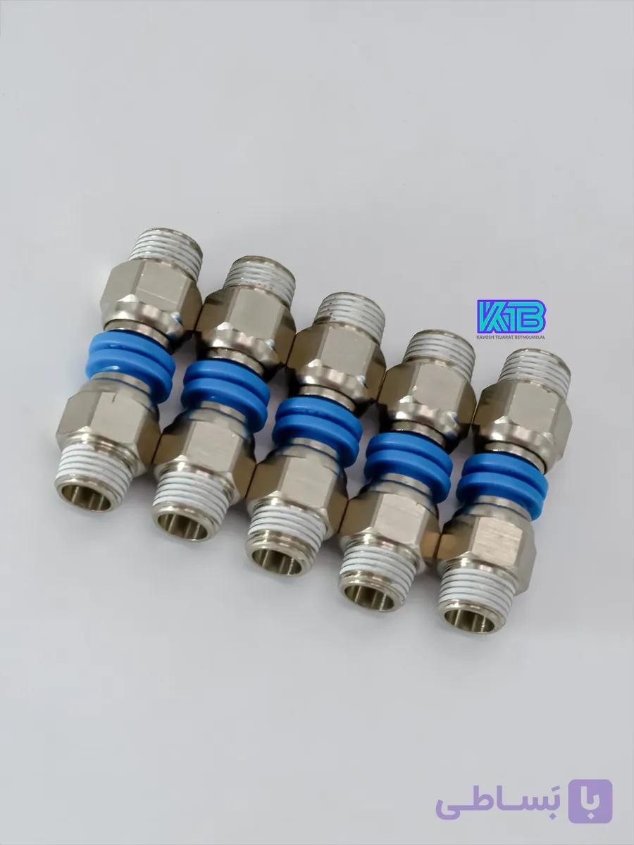 فیتینگ پنوماتیک Festo مدل QS-1/8-6 | Push-in نری G 1/8 شلنگ ۶mm