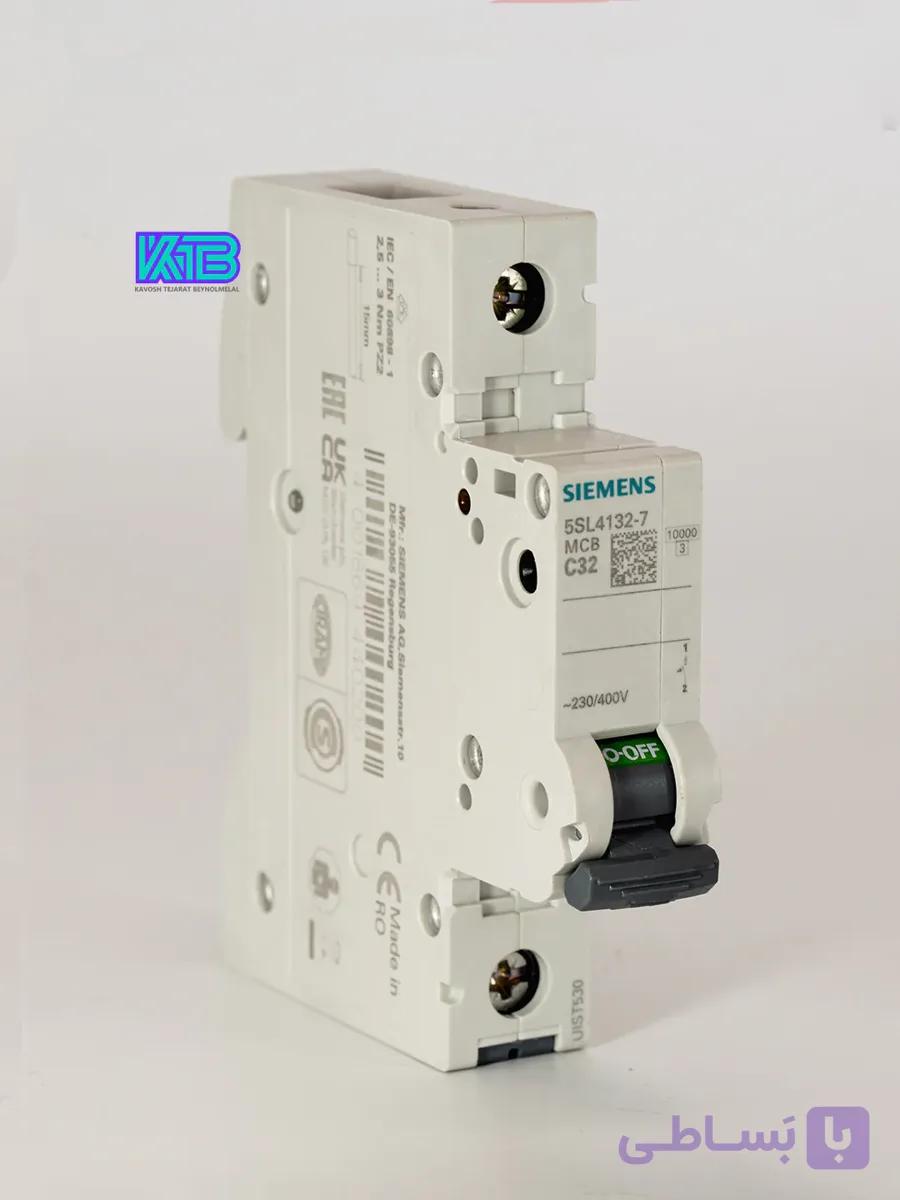 کلید مینیاتوری زیمنس 5SL4132-7 32A 10kA تیپ C