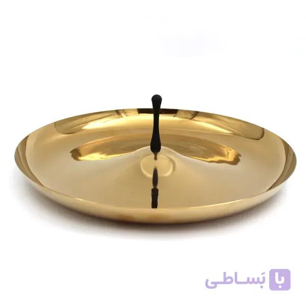 ظرف آجیل طلایی سایز بزرگ