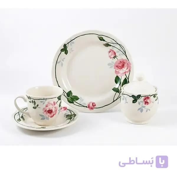 سرویس چایی خوری 15 پارچه طرح Humble Rose — تصویر 1