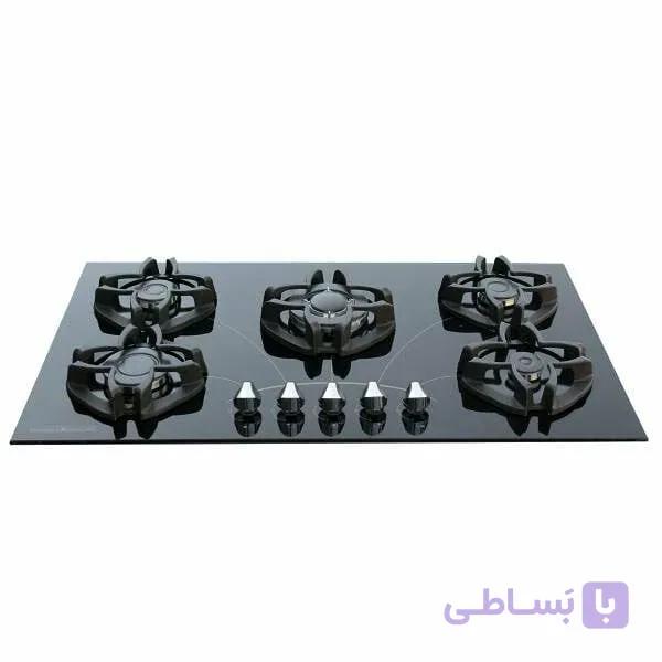 اجاق گاز صفحه ای توکار شیشه ای سفید اریکسان مدل j6  با ترموکوپل