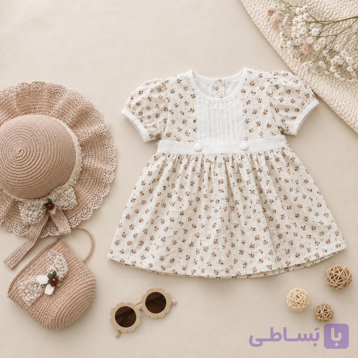 پیراهن دخترانه نوزادی (زیر ۲سال) برندToday