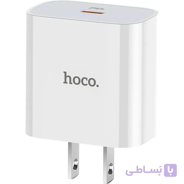 شارژر دیواری 20 وات هوکو مدل C76 Plus — تصویر 1