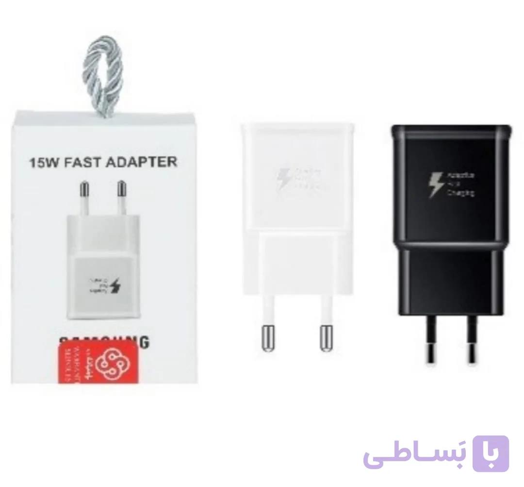 شارژر فست سامسونگ S10 سفید – مشکی — تصویر 1