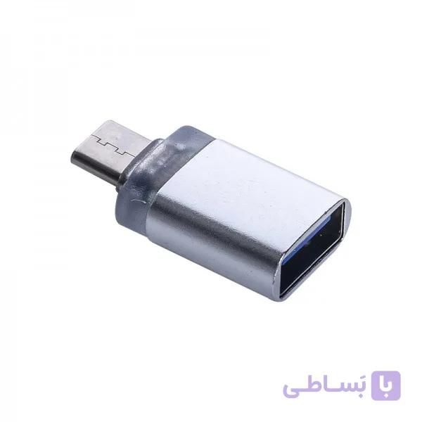 تبدیل OTG (USB-A To Type-c) میلر (Miller) مدل MO-208 — تصویر 1
