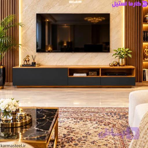 میز تلویزیون کد T5 تمام ام در اف در 7 رنگ — تصویر 1
