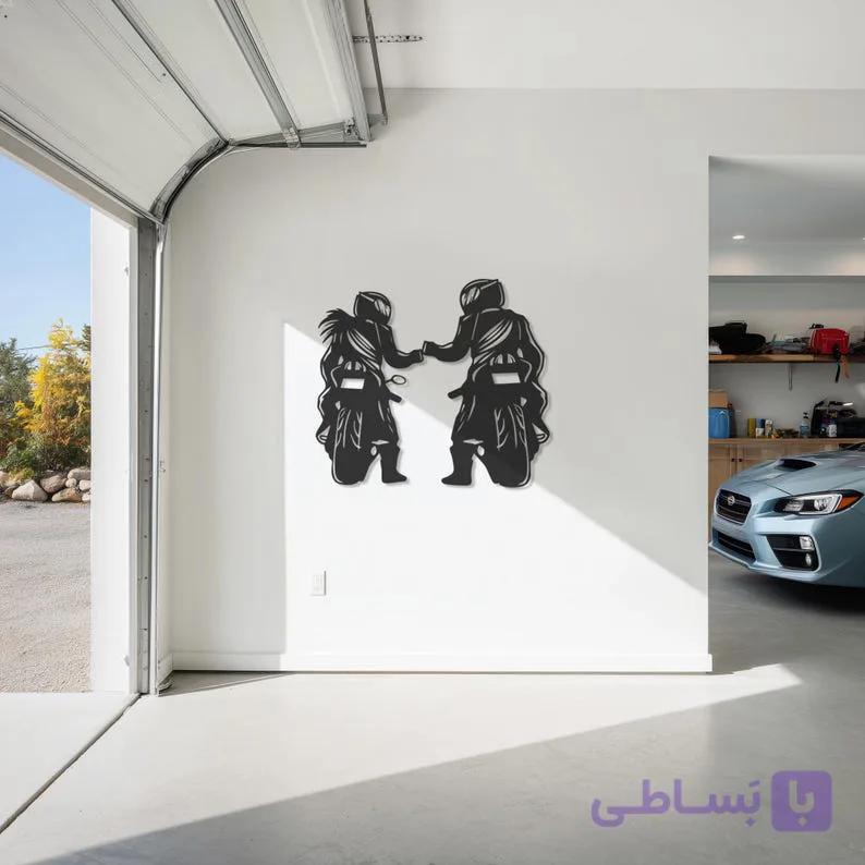 تابلو دکوری موتوری دو نفره — تصویر 1