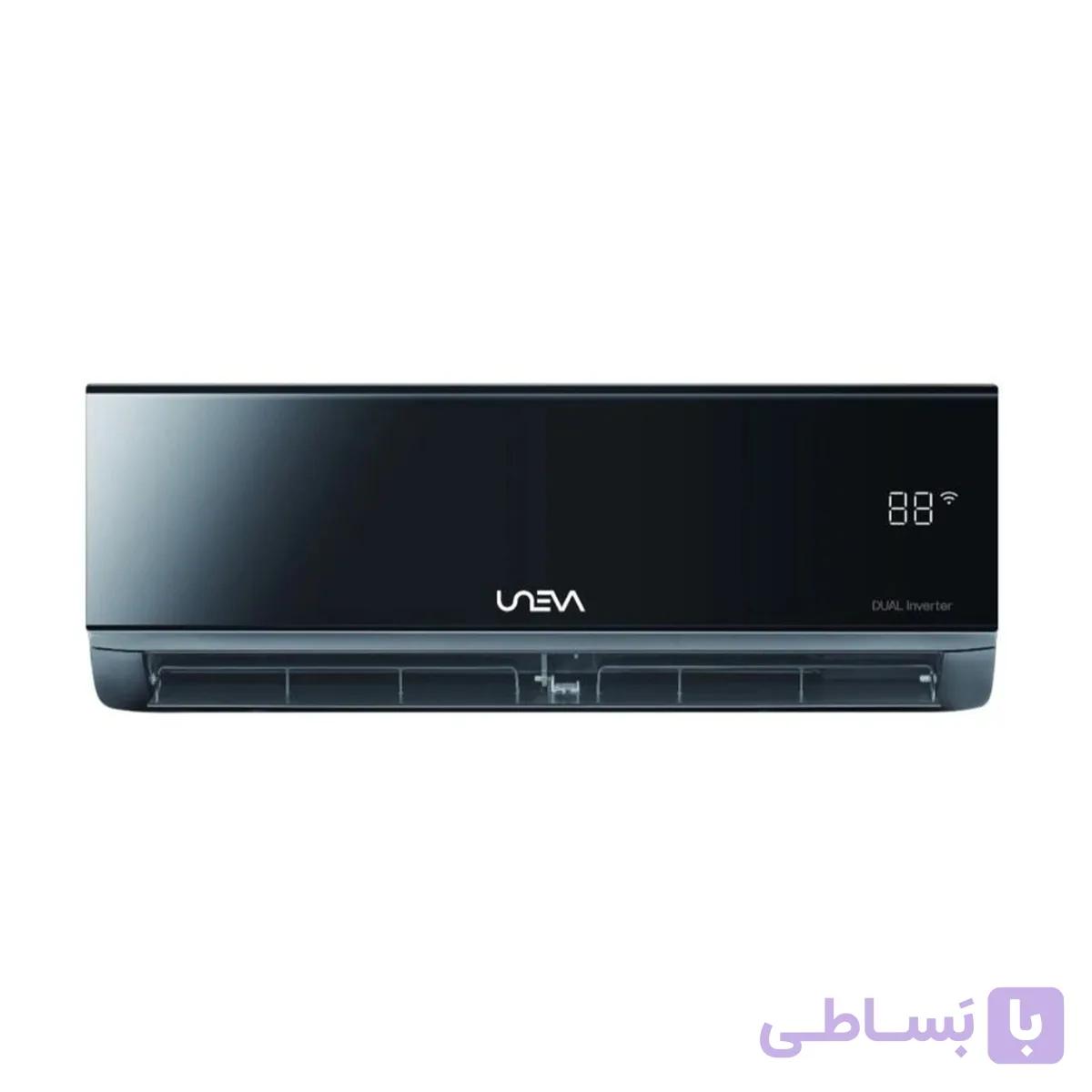 کولرگازی 24000 یونیوا دوال اینورتر T3 مشکی آینه ایی پنل خورشیدی — تصویر 1