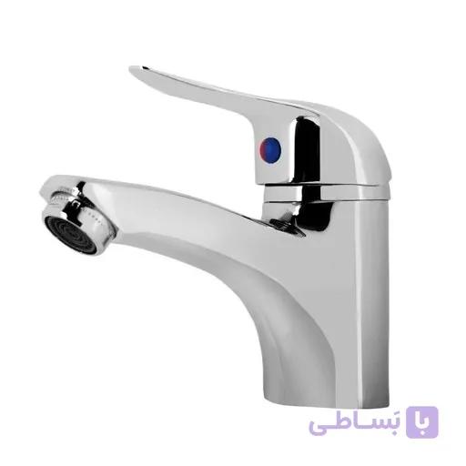 شیر روشویی گلپانیک ارکیده رنگ کروم — تصویر 1