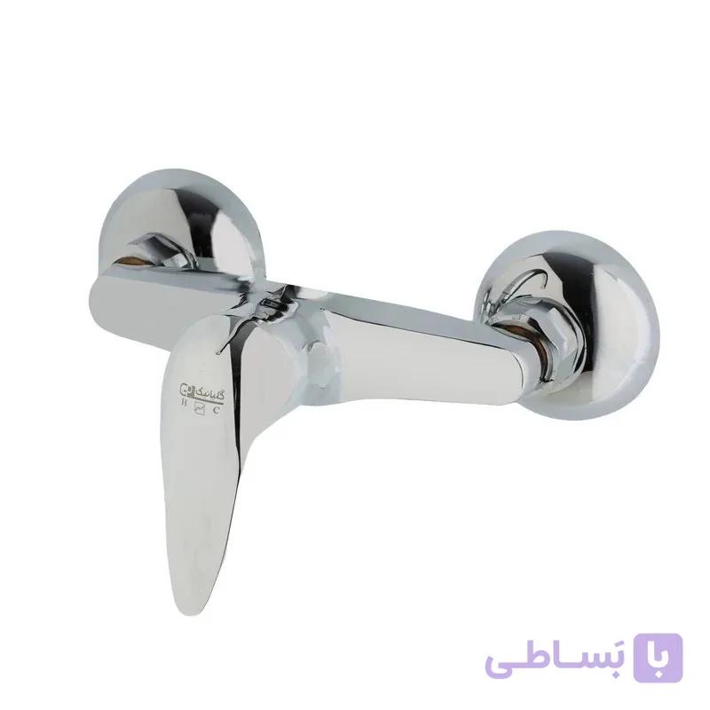 شیر توالت گلپانیک سری ارکیده رنگ کروم — تصویر 1