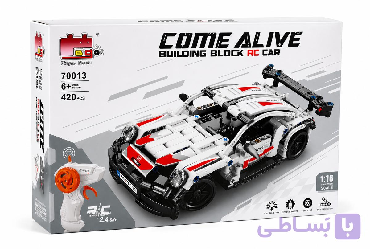 لگو ماشین کنترلی ساختنی ۴۲۰ قطعه با ریموت ۲.۴GHz مدل ۷۰۰۱۴ come Alive