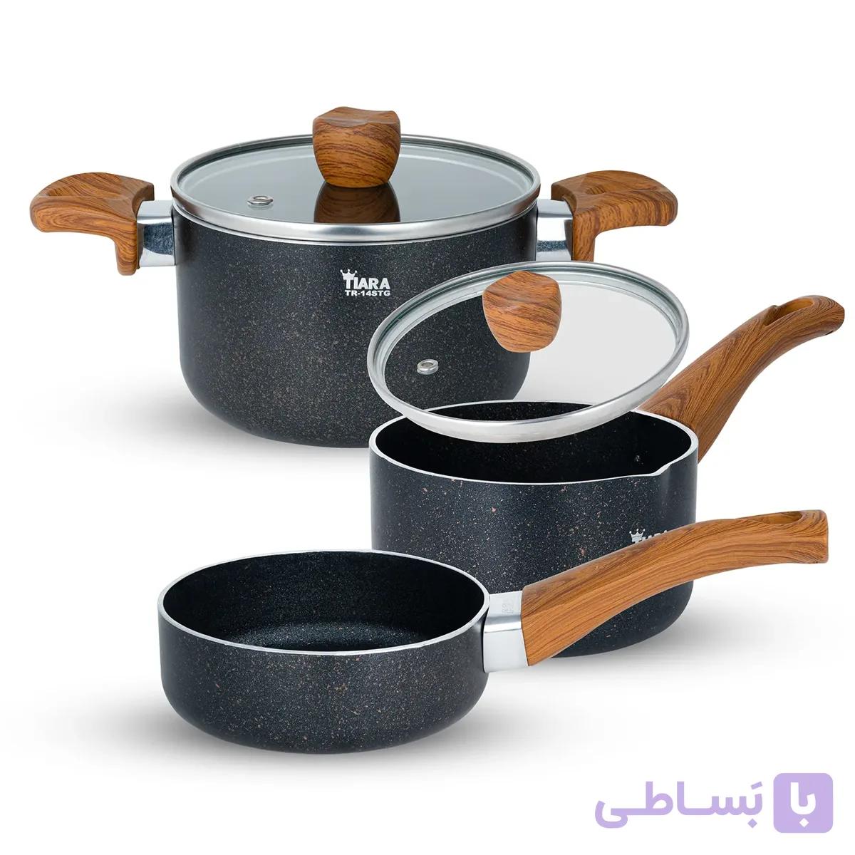 سرویس 5 پارچه کودک تیارا کد TR-5SPTGS رنگ مشکی — تصویر 1