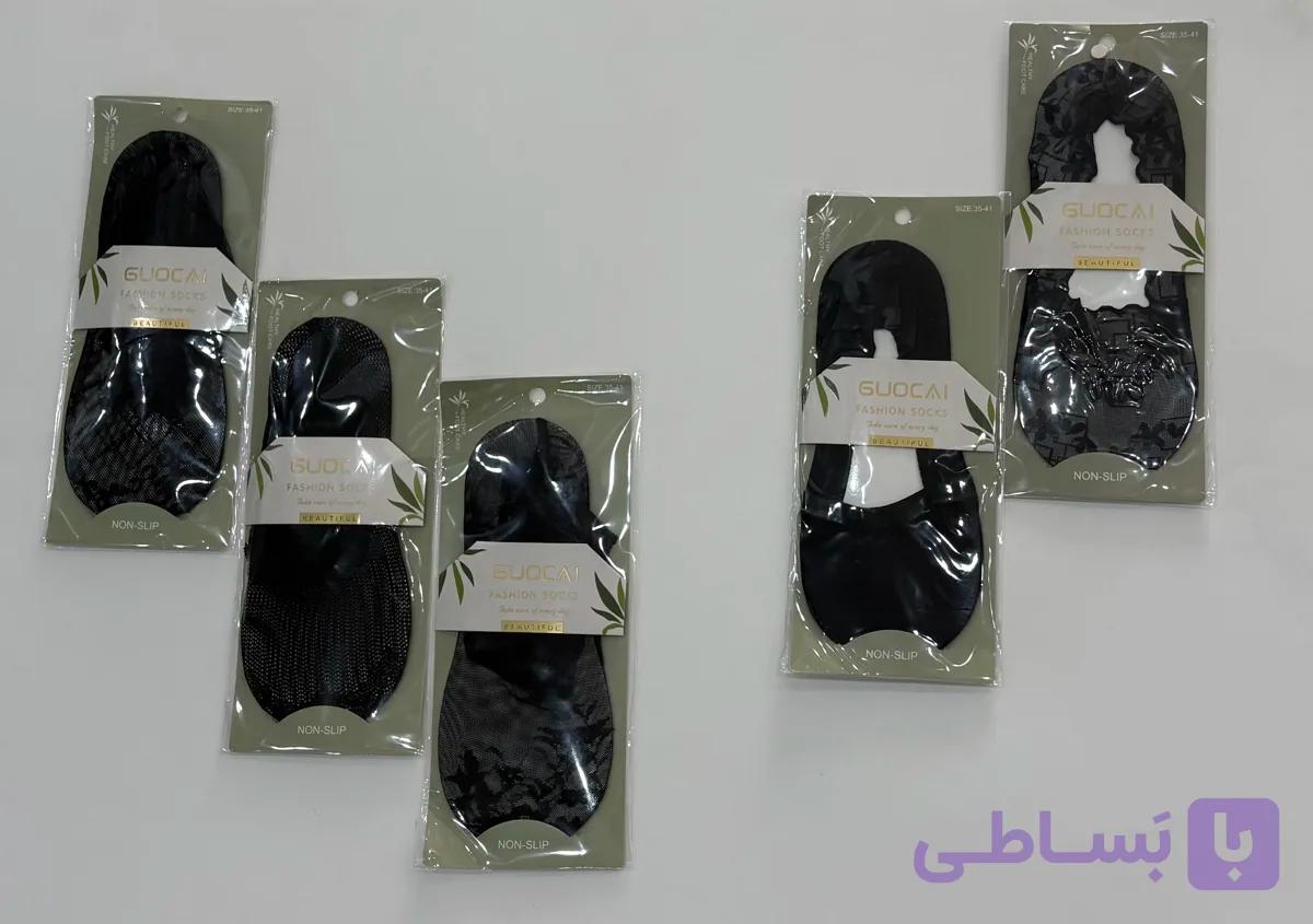 جوراب گیپور‌زنانه وارداتی مشکی