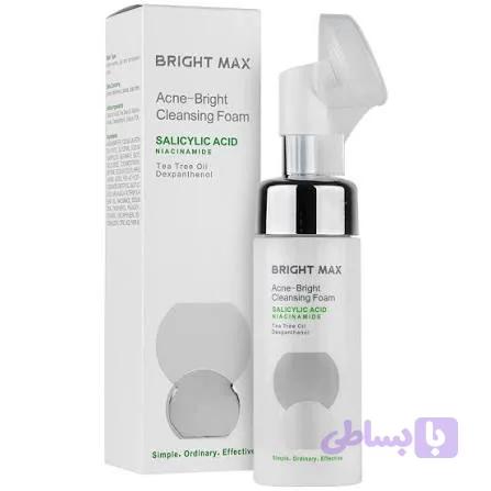 فوم شستشوی صورت برایت مکس مدل Acne Bright