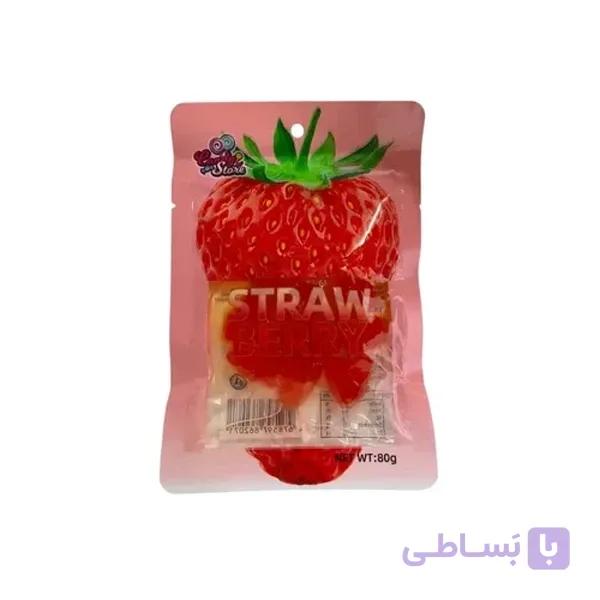 پاستیل خیس با طعم توت فرنگی ۸۰ گرمی