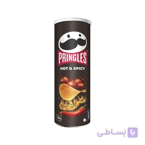 چیپس پرینگلز با طعم تند و آتشی ۱۶۵ گرمی — تصویر 1