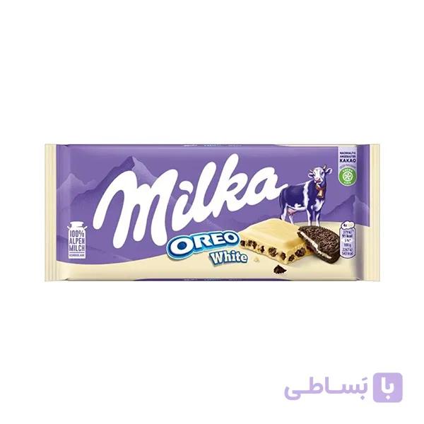 شکلات تخته ای سفید میلکا اورئو ۹۰ گرمی — تصویر 1