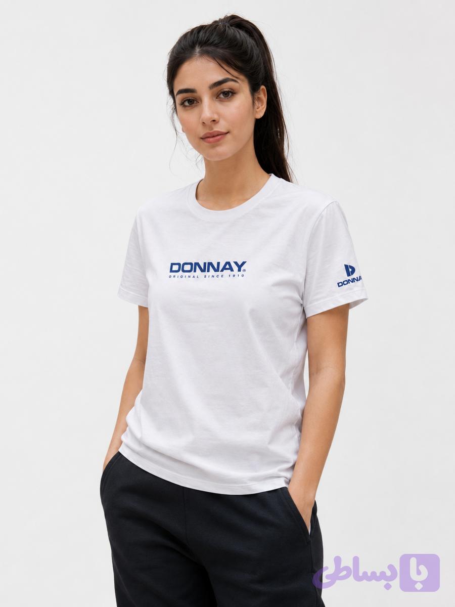 تیشرت زنانه سفید Donnay