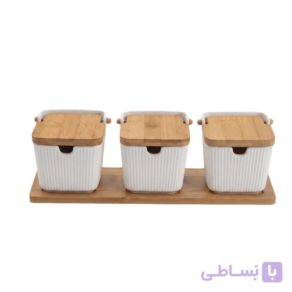 ست سه پارچه جا ادویه و پاسماوری مدل WH-0037 — تصویر 1