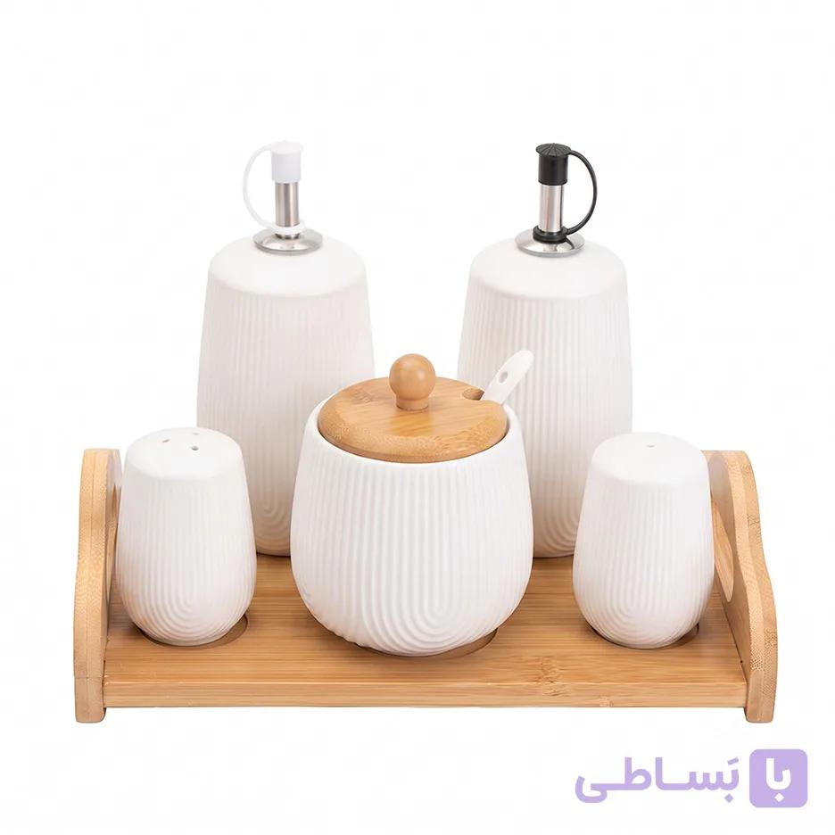 ست چاشنی‌خوری و ادویه‌پاش مدل WH-0049 — تصویر 1