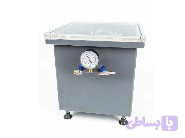 مخزن وکیوم مکعبی حبابگیری 8 لیتری