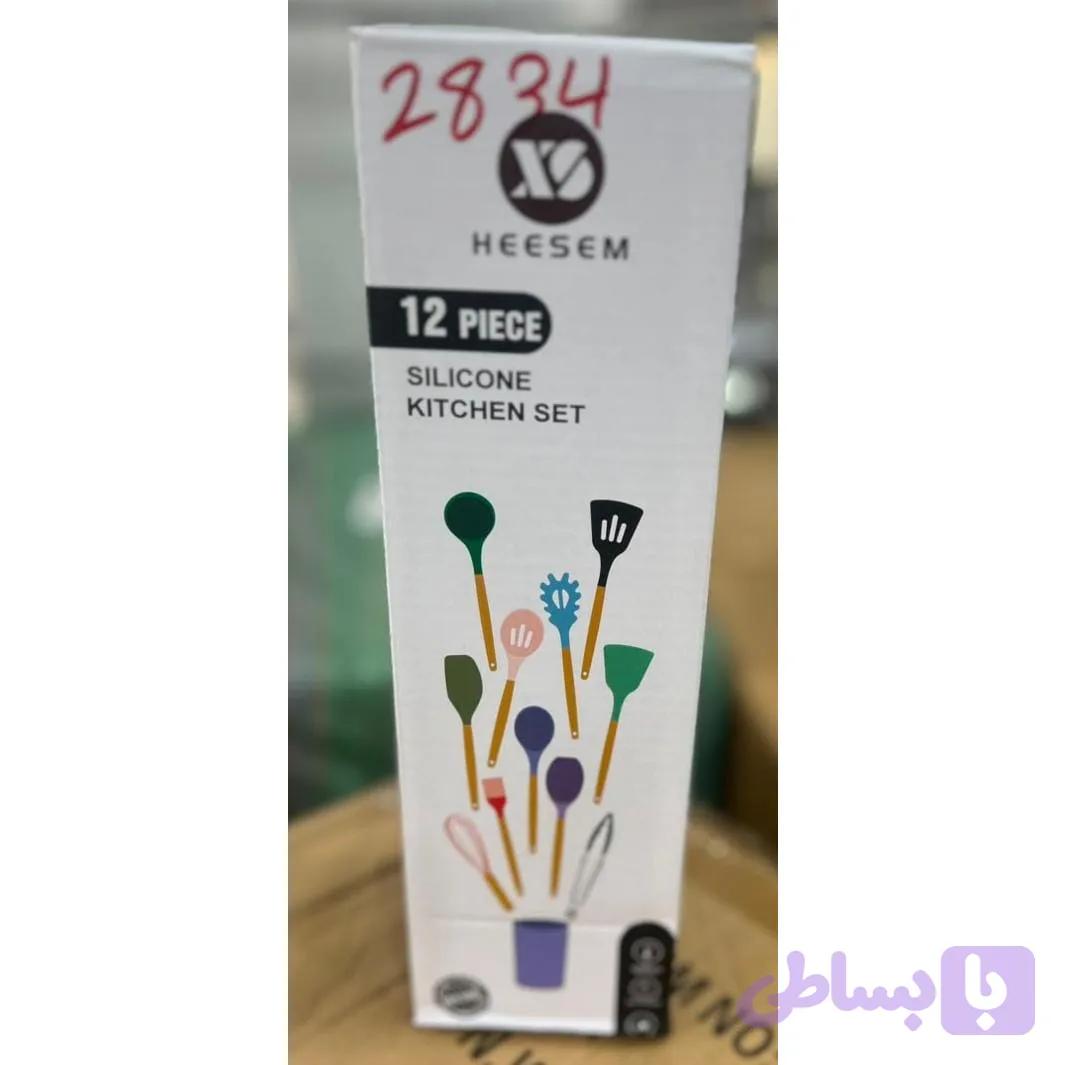 سرویس سیلیکونی کفگیر و ملاقه12 پارچ