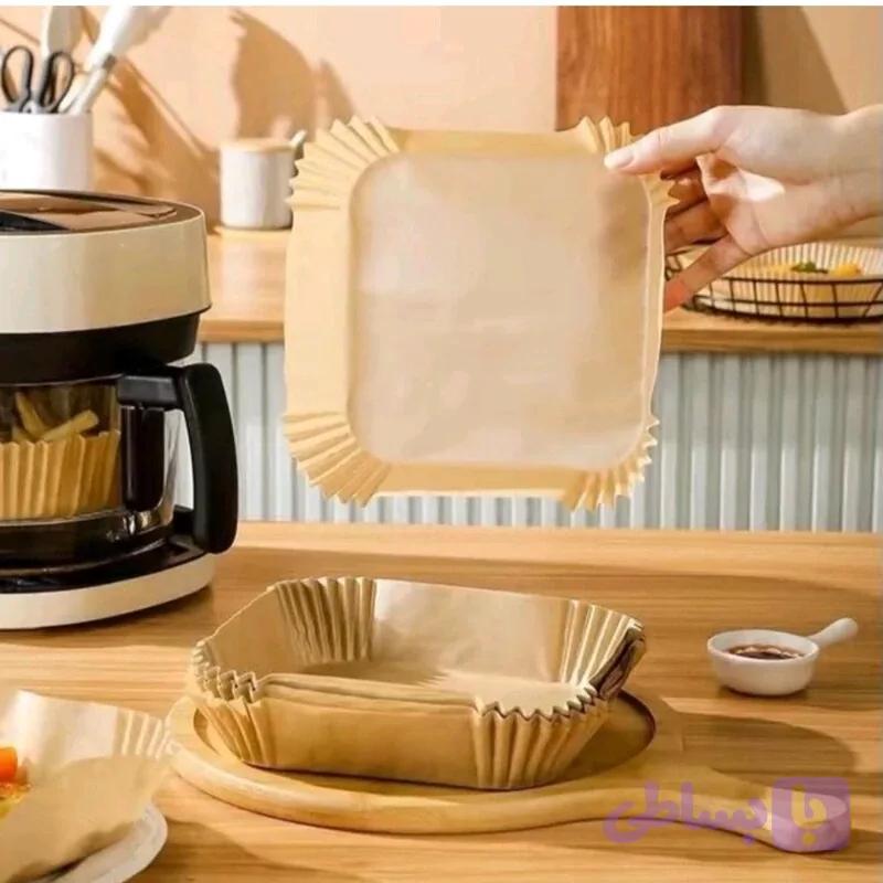کاغذ مخصوص سرخ کن مدل مربع 100 عددی سایز 20 سانتی