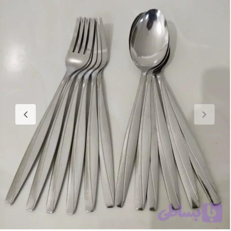 قاشق چنگال طرح ماینز استیل
