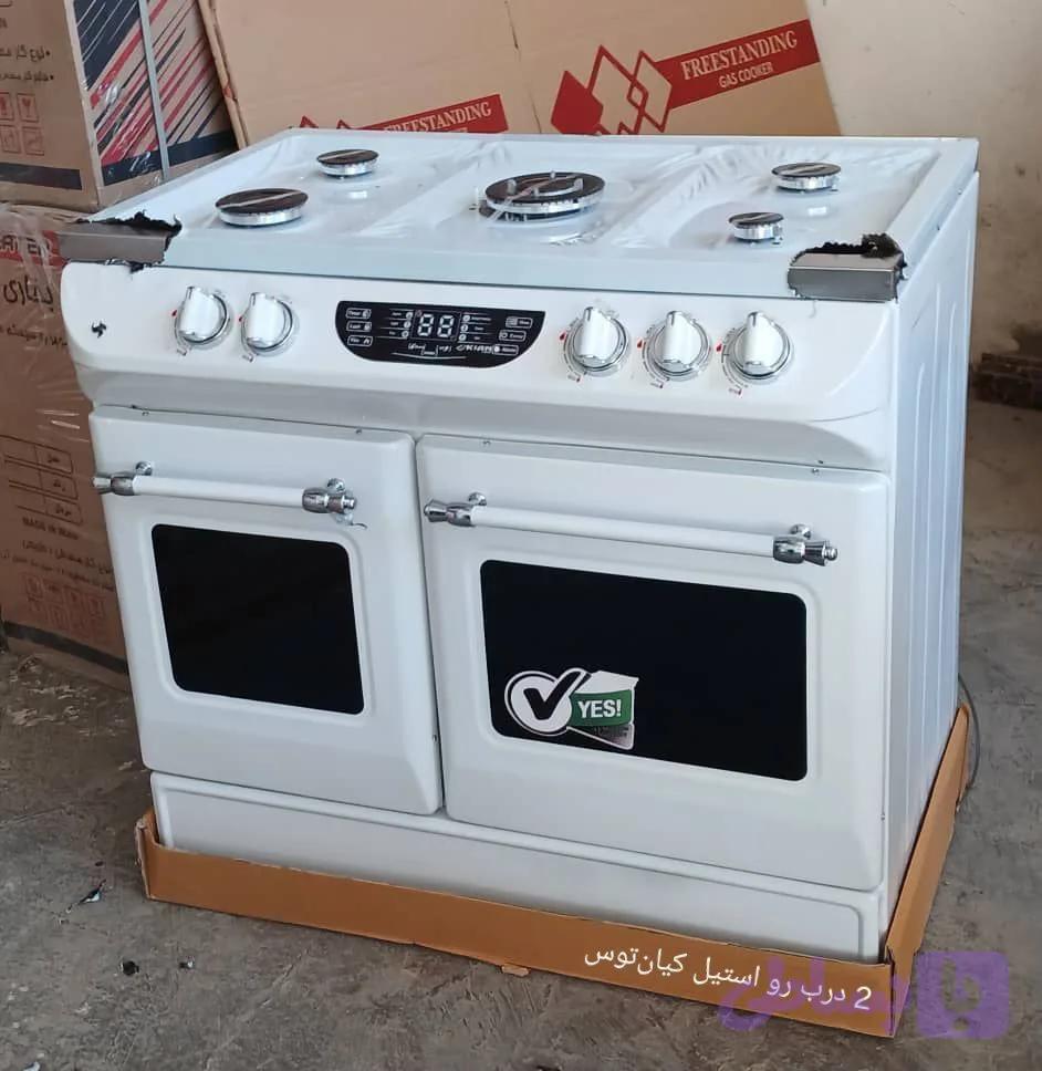 اجاق دو درب کیان توس صفحه استیل