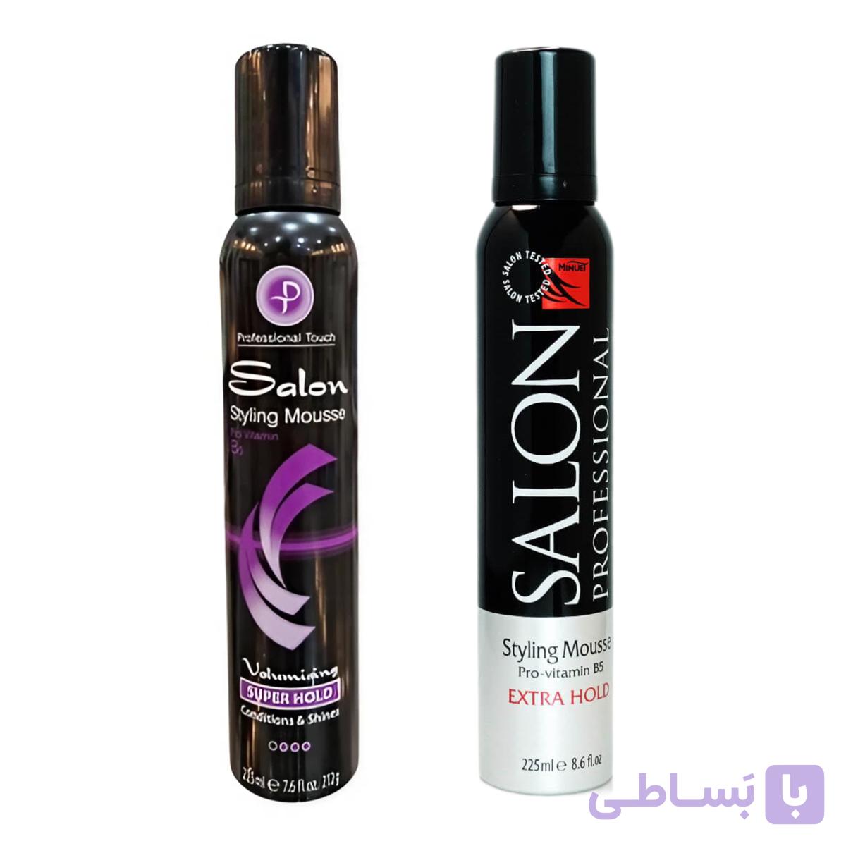 موس مو سالن Salon | حالتدهنده قوی، ماندگاری بالا و حجم ۲۲۵ میل (اورجینال)