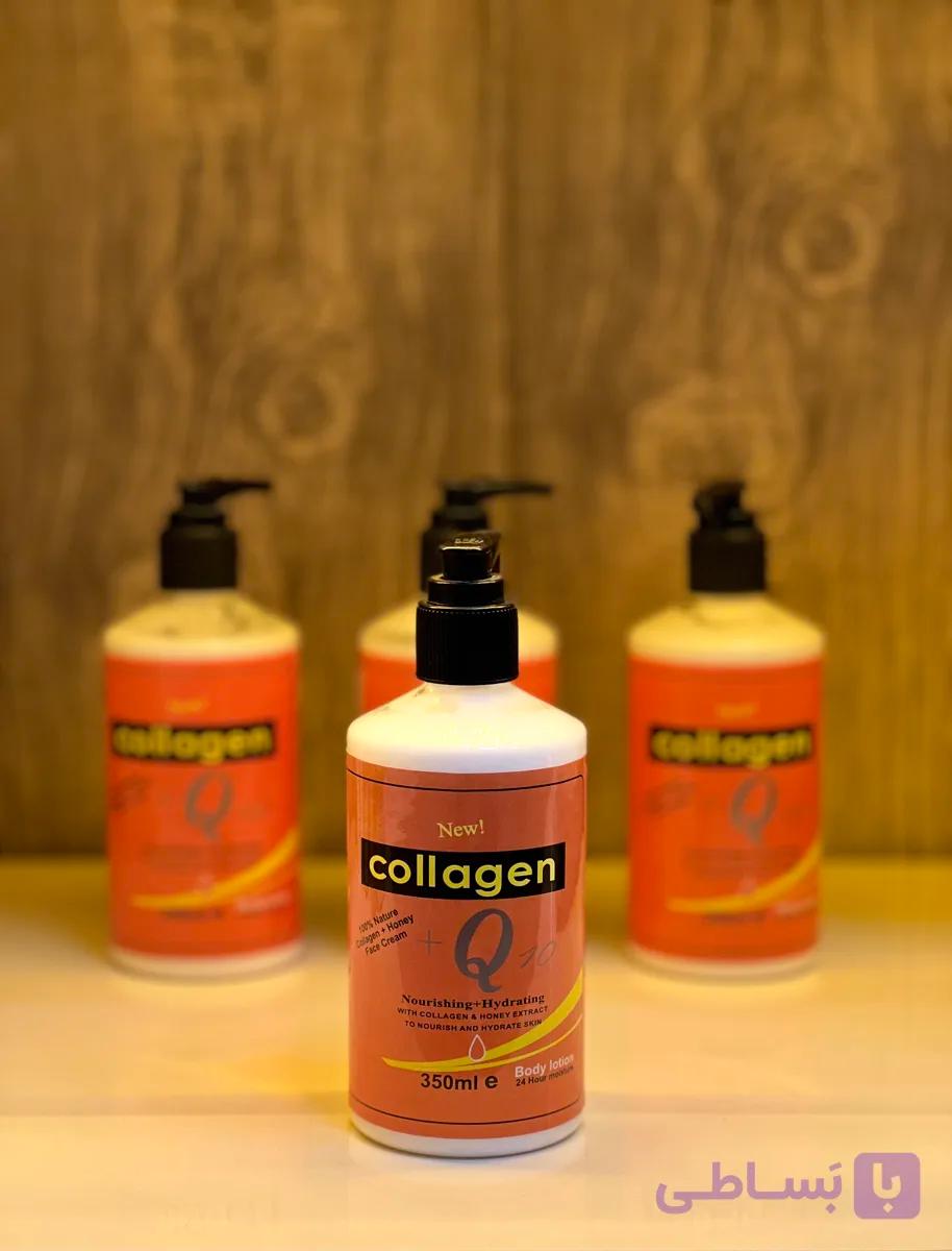 لوسیون بدن کلاژن Collagen | آبرسان، مرطوب‌کننده و تغذیه‌کننده پوست بدن با فرمول حاوی کلاژن (۳۵۰ میل)