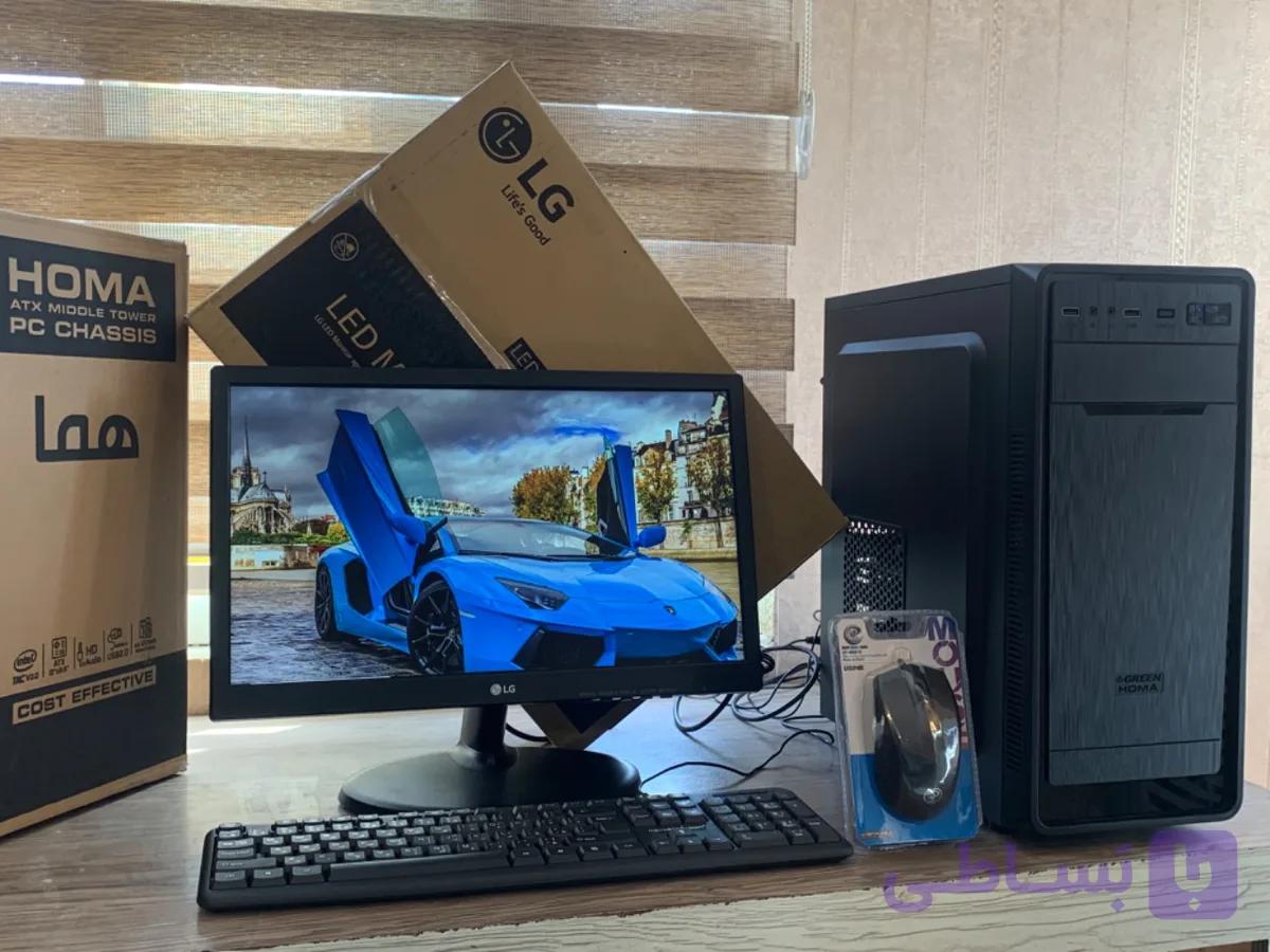 کامپیوتر طراحی اداری خانگی CORI5 نسل 12 رم 16 گیگ کد K1 با گارانتی PC مشهد