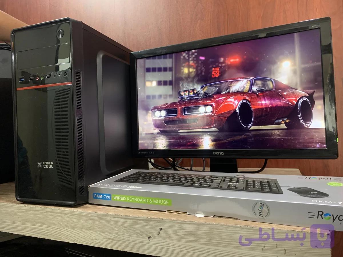 کامپیوتر طراحی اداری خانگی CORI5  نسل 12 هارد 2 ترا رم 16 گیگ کد K3 با گارانتی PC مشهد