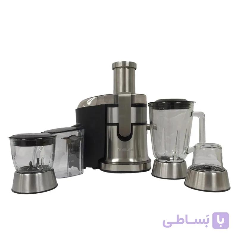 آبمیوه‌گیری چند کاره نانیوا مدل NJ-178 پنل لمسی بدنه استیل