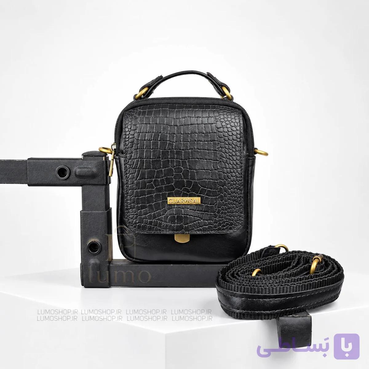 کیف دوشی چرم طبیعی کوچک چرمسال (چرم گاوی، ابعاد 16x13x6) | فروشگاه لومو — تصویر 1