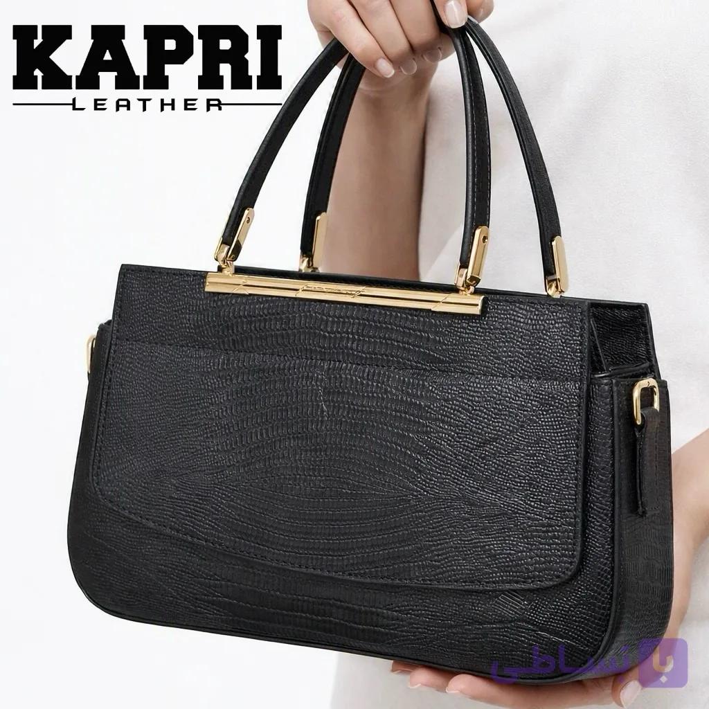 کیف تمام چرم زنانه کد ۲۶۸