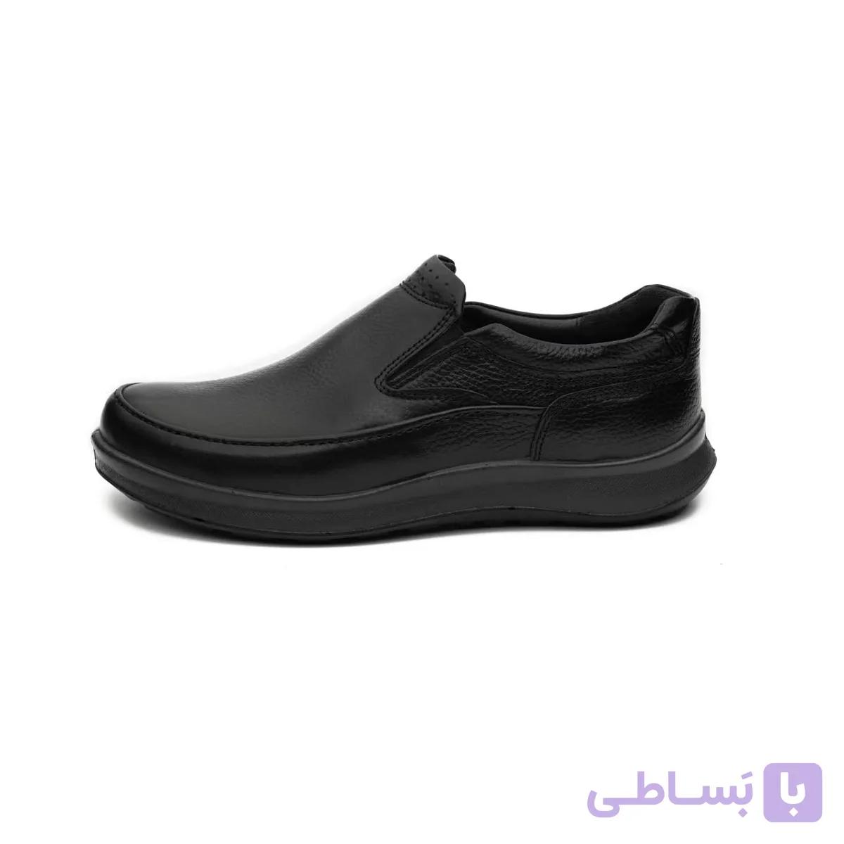 کفش چرمی رسمی مردانه یحیی 1499 بدون بند — تصویر 1