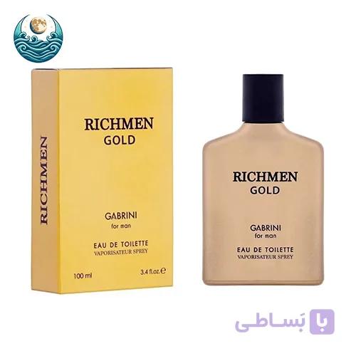 ادکلن مردانه گابرینی مدل Richmen Gold حجم 100 میل