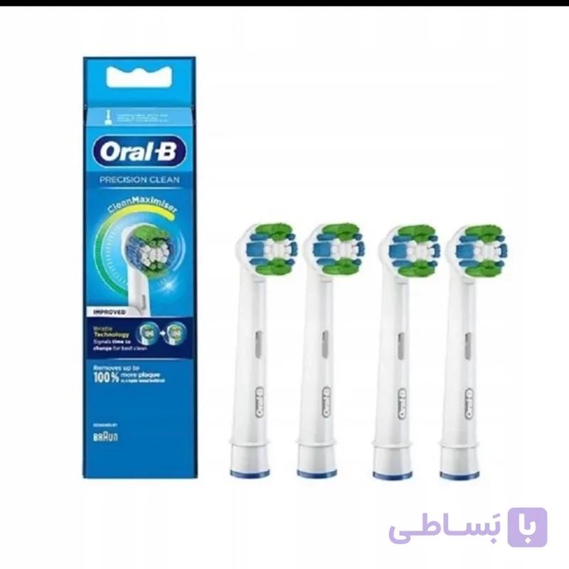 سری مسواک برقی معمولی اورال بی 4 عددی oral-b precision clean