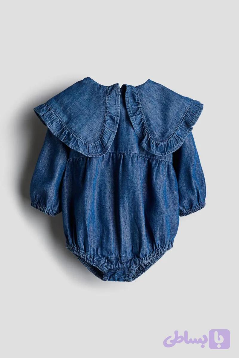 بادی نوزادی جین کاغذی برند H&M