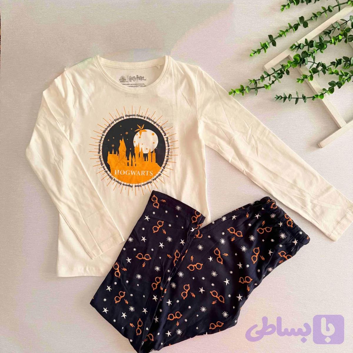 ست بلوز و شلوار نخی پسرانه وارداتی برند هری پاتر