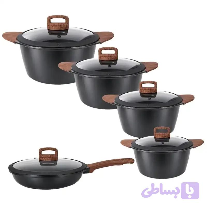 سرویس قابلمه و تابه 10 پارچه گرانیتی دالتون مدل برلین — تصویر 1