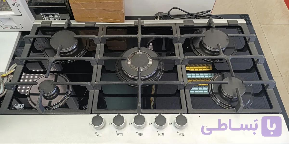 اجاق گاز پنج شعله AEG آلمان مدل 950GL