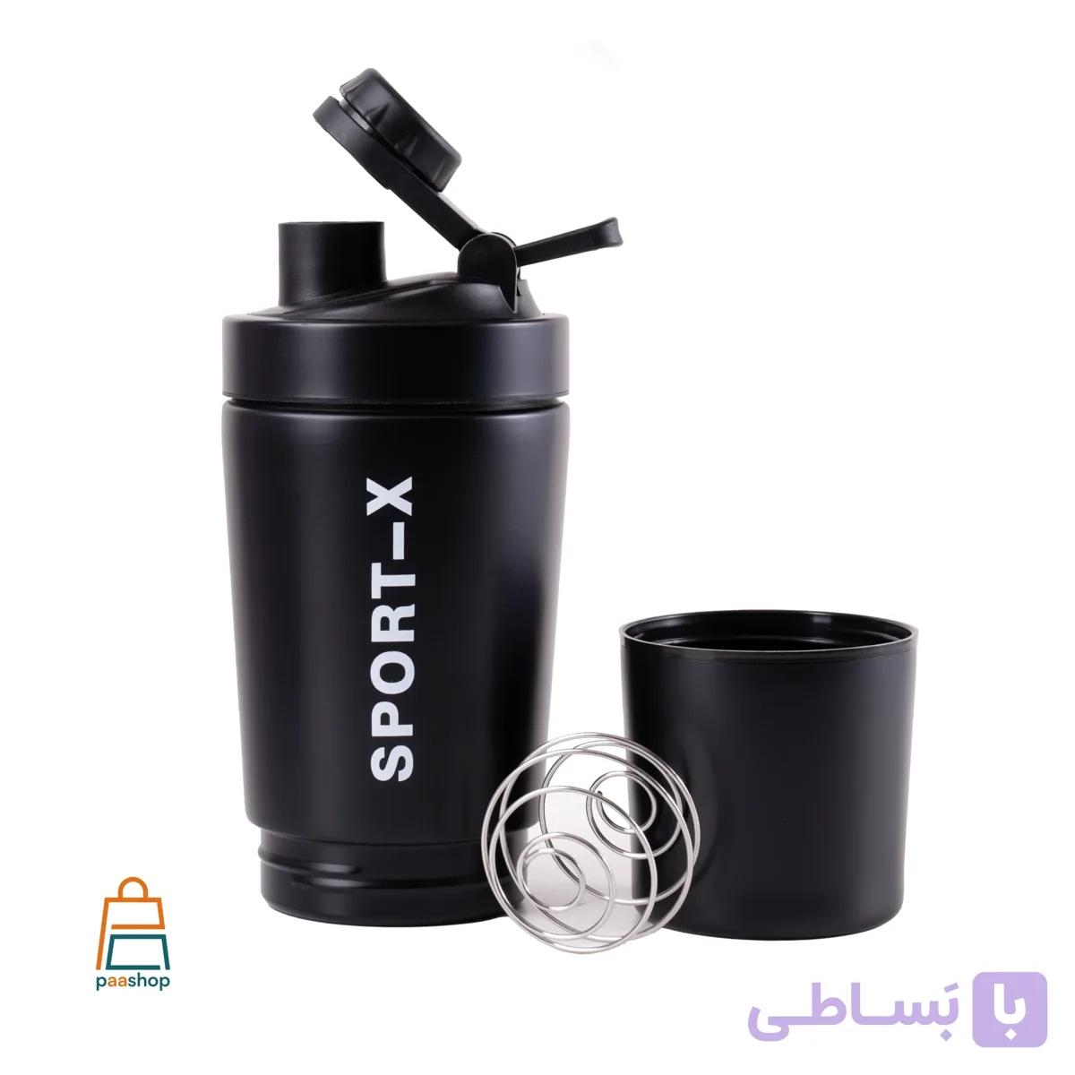 شیکر استیل درب پیچی — تصویر 1