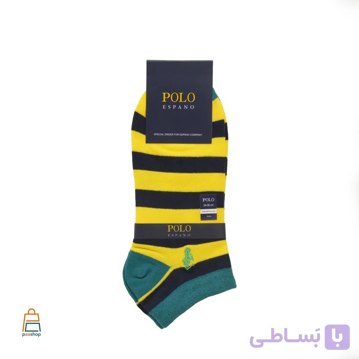 جوراب مردانه Polo طرح راه راه — تصویر 1
