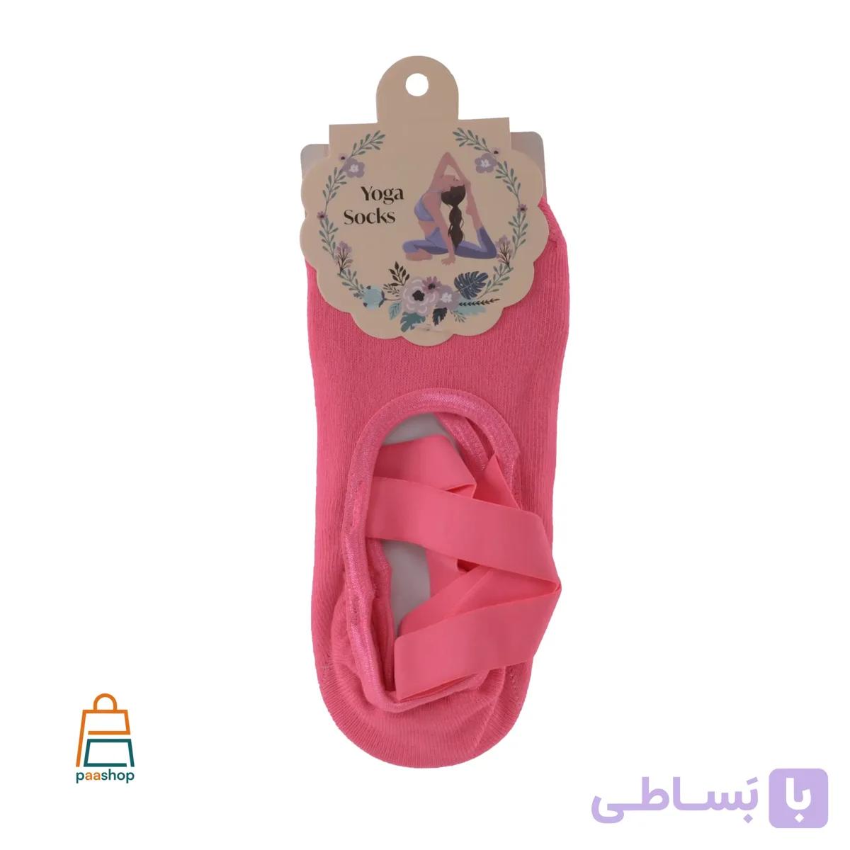 جوراب یوگا بند ضربدری — تصویر 1