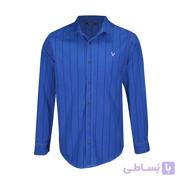پیراهن مردانه آتا ترک کد A116 رنگ آبی نفتی