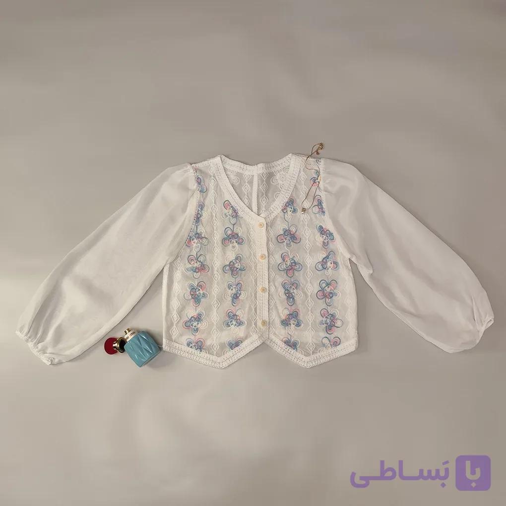 شومیز قلاب بافی وارداتی یونا کد-04 — تصویر 1