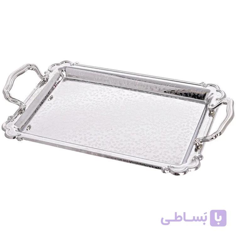 سینی استیل یک میل بدون پایه کوچک یونیک مدل UN-4027 — تصویر 1