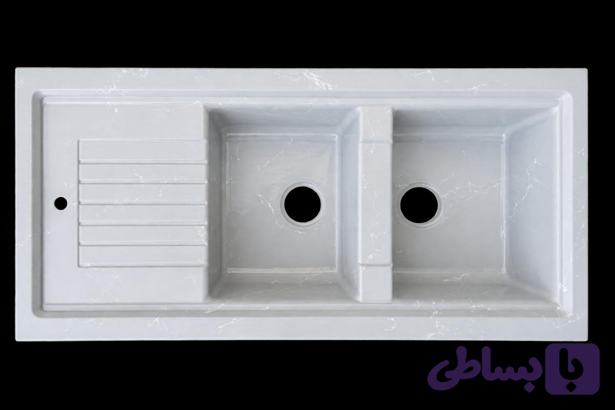 سینک گرانیتی روکار ۱۲۰در۶۰شارک